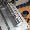 Процесс лазерной маркировки термоса по диаметру с применением поворотной оси